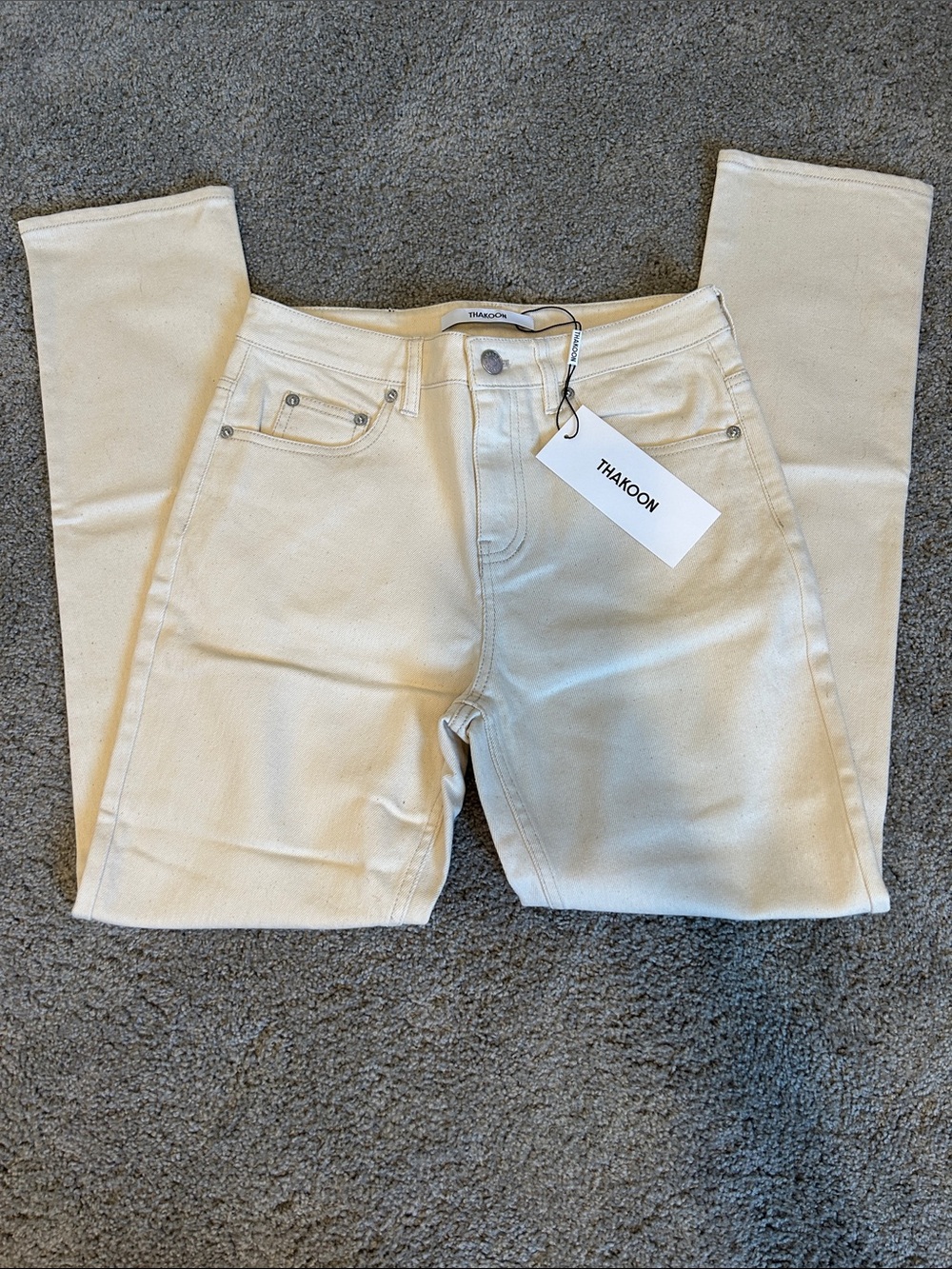 THAKOON Cream Jeans - NWT